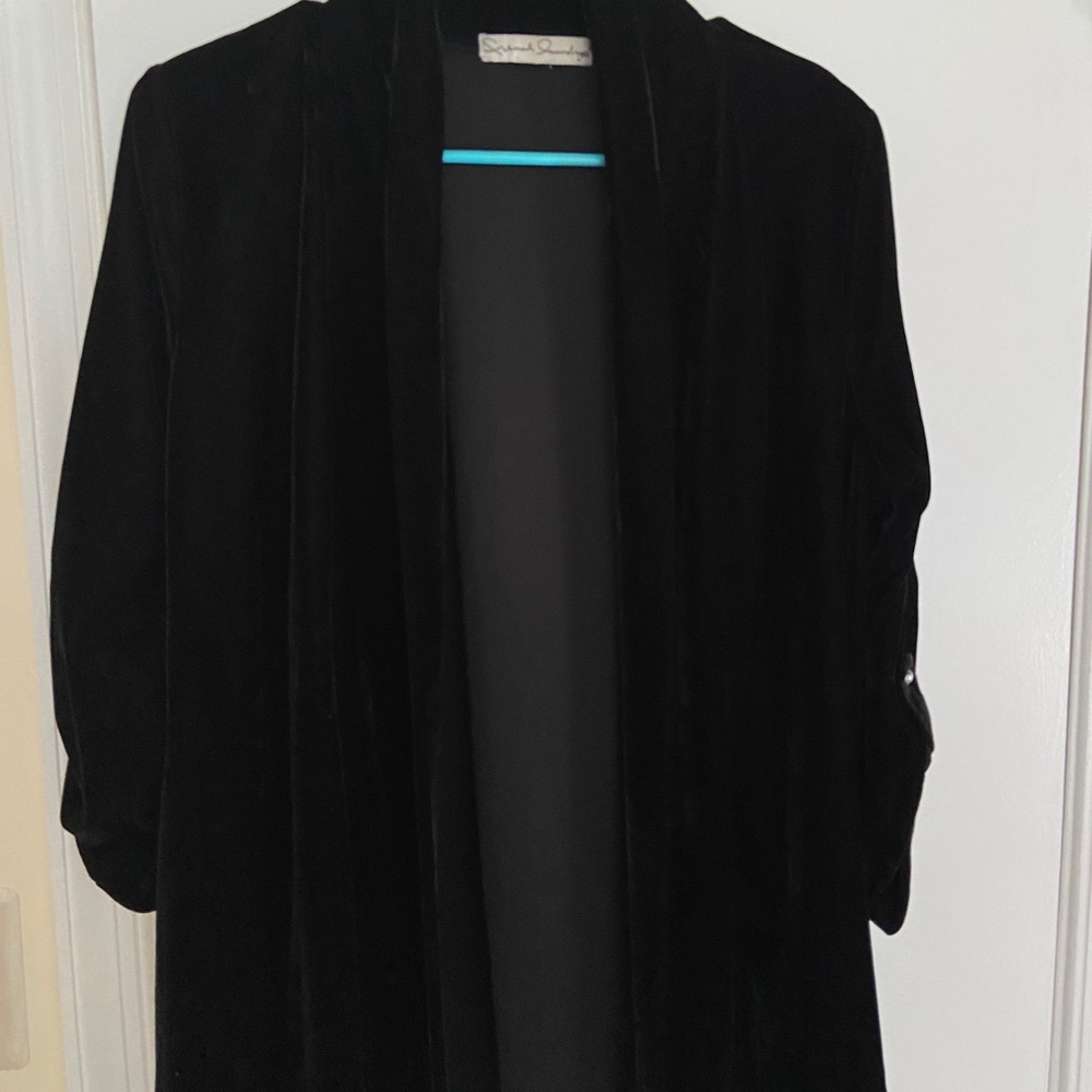 Velvet blazer
